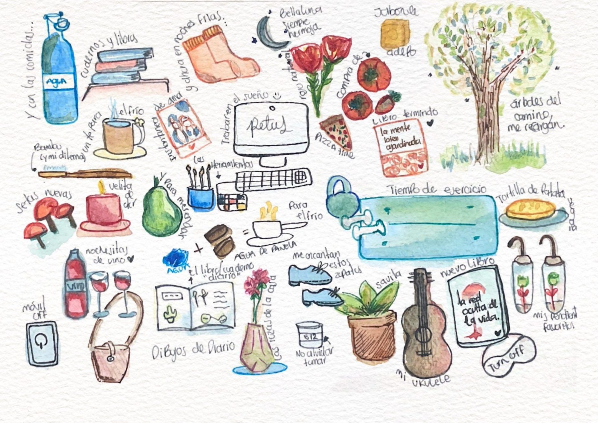 Ilustración del club de dibujo